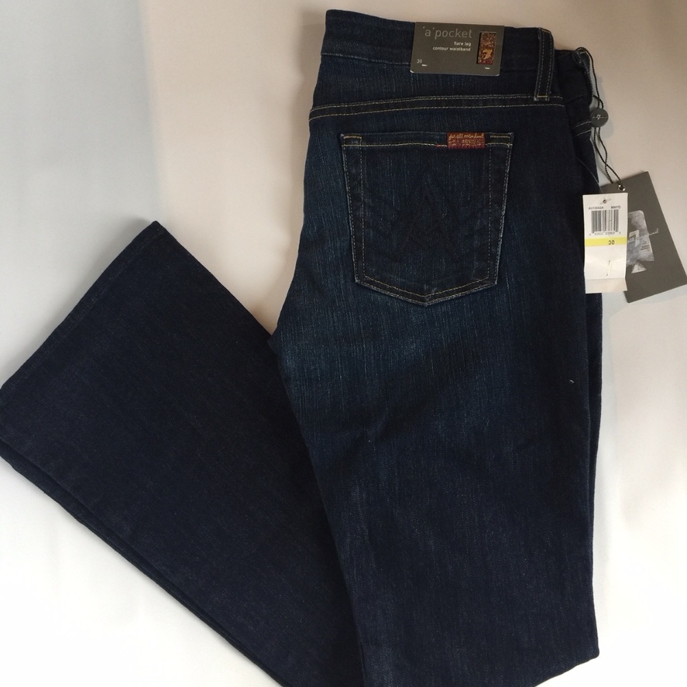7 for all mankind 'A' Pocket Boot-Cut Jeans - NEW